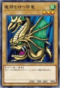 魔頭を持つ邪竜